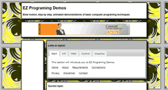 Desktop Screenshot of ezprogramingdemos.com